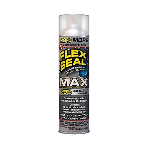 Flex Seal FSMAXCLR24 Flex Seal Max - Clear 17 Oz. Spray Flex Seal FSMAXCLR24 Flex Seal Max - Clear 17 Oz. Spray