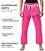 Exxact Sports BJJ Gi Women, Lightweight IBJJF Legal Jiu Jitsu Gi with Preshrunk Fabric & Free Belt for Training & Competition (Pink, W3)