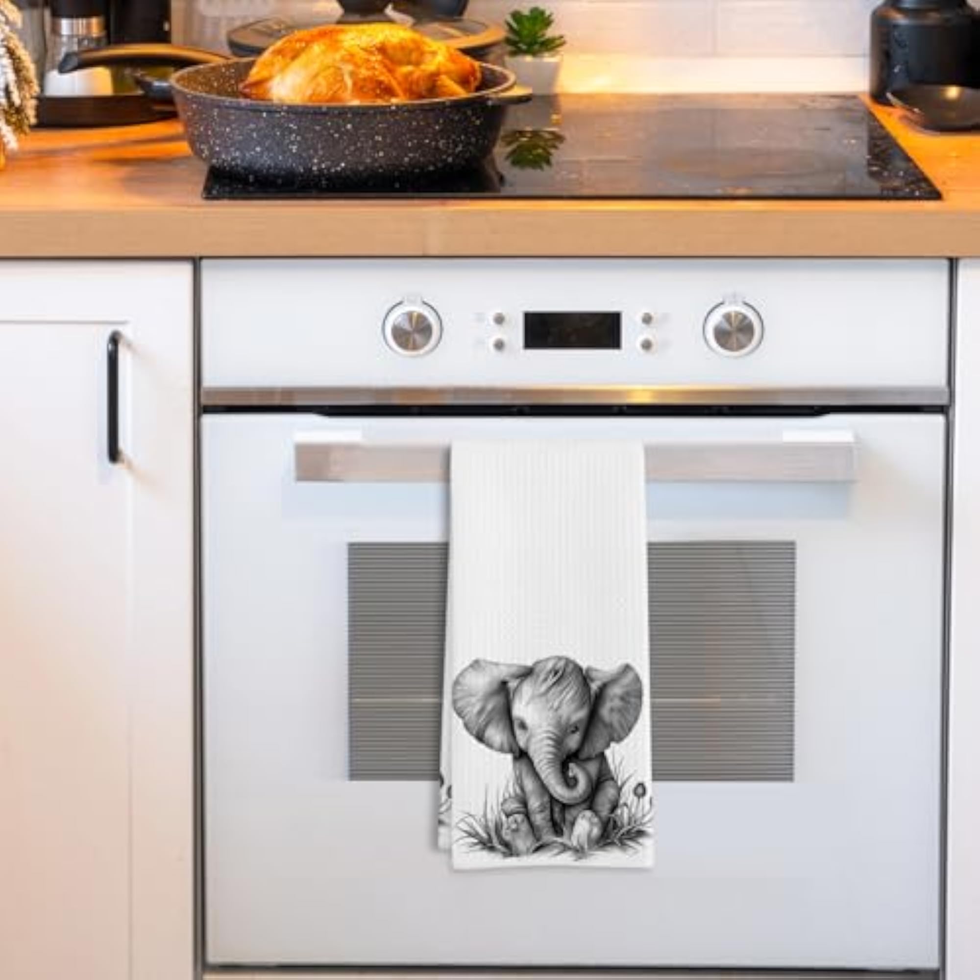 Elephant Kitchen Towels, Gifts for Animal Lovers