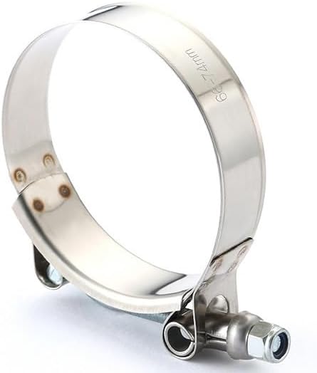 10pcs 201 Stainless Steel T-Spring Powerful Clamps Throat Clamps Hoops V-Groove Car Clamps.(102-110)