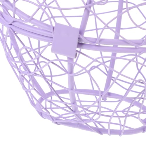 Canasta de huevos de hierro resistente: orden duradero y ventilado para tu hogar 8