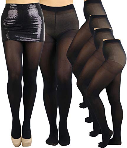 Image of ToBeInStyle Womens Pack of 6 Muted Color Opaque Tights