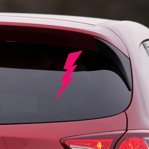 Image of Lighting 1 (Pink) (Set Of 2) Premium Waterproof Vinyl Decal Stickers For Laptop Phone Accessory Helmet Car Window Bumper Mug Tuber Cup Door Wall Decoration