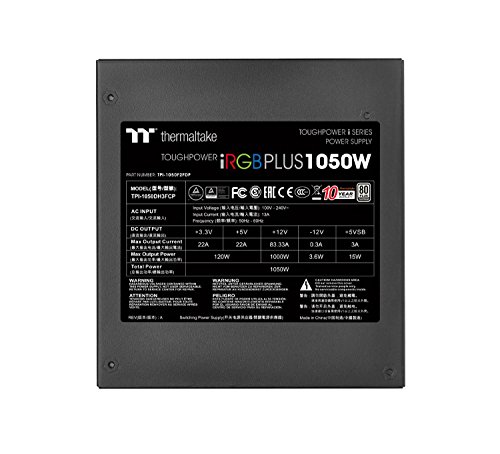 Build My PC, PC Builder, Thermaltake Toughpower iRGB Plus 1050