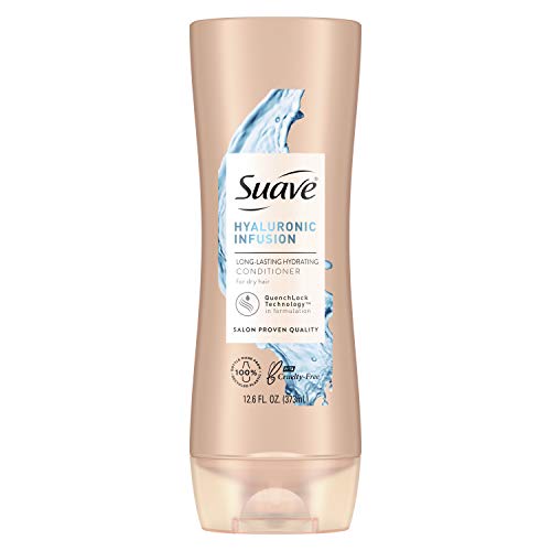 Suave Hydrating Conditioner Conditioner For Dry Hair Hyaluronic Acid Long Lasting Hydration 12.6 Oz #TOP8