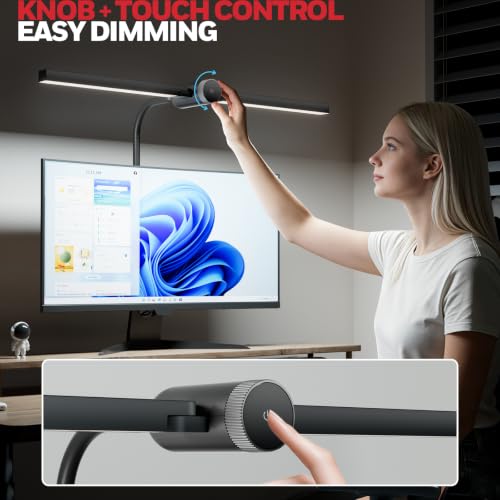 Image of Honeywell HJ4 Desk Lamp with Clamp, Sunturalux Desk Lamps for Home Office