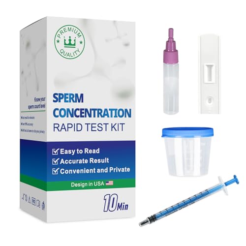 Fertility Home Test Kit for Men- Convenient Private-Shows NorLow Sperm Count Male Fertility Testing System Accurate- Easy to Read Resultsmal or Low Sperm Count.