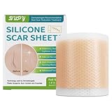 Parches de Silicona para Cicatrices - Cinta de Gradо Médico Autoadhesiva y Reutilizable | Tiritas para la Eliminación de Estrías | Solución Suavizante de Cuidado de la Piel diseñada para Viaje