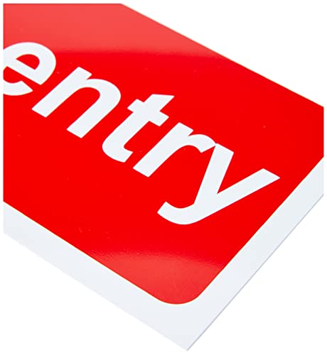 Scan 0600 - CartelloNo Entry, in PVC, 200 x 300