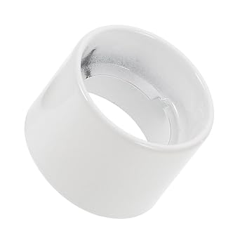 Cabilock Metal Lampshade Collar Ring Lamp Holder Panel Lampshade Holders Light Socket Lampshade Lock Light Bulb Fixture Socket Lamp Shade Frame Lamp Triangle Support Circle Lamp Iron White
