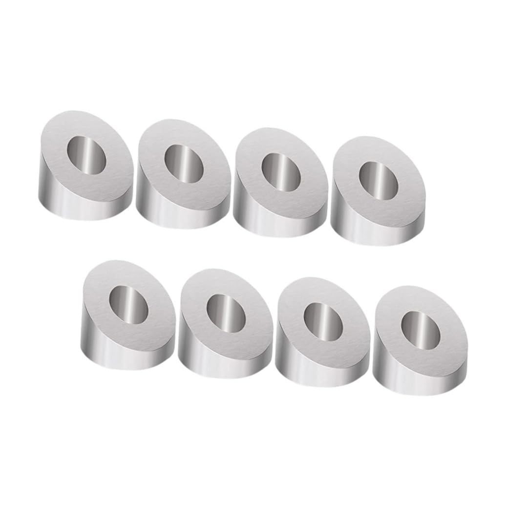 8pcs Stair Railing Accessories Kit Stainless Cable Rail Parts Angle Beveled Washers Deck Railing Hardware