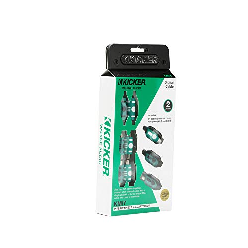 KICKER 47KMIY Adaptador Y RCA macho con hembra miniatura 6