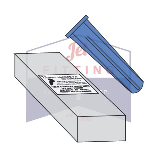 14-16 Conical Plastic Anchor Kit (Quantity: 10)