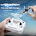 Mini Drone with Easy Stunt Flights & 360° Tricks - Perfect Beginner-Friendly Flyer with Fancy LED Altitude Hold Headless Mode Propeller Protection for Indoor Outdoor Mini Quadcopter (Blue)