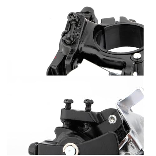 HOUSON Front derailleur, 3-Speed Bicycle derailleur Compatible with 31.8 / 34.9mm Tube Diameter for MTB Mountain Bike (7/8/9 Speed)