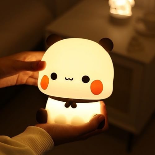 Lámpara de noche de silicona con diseño de panda miniatura 2