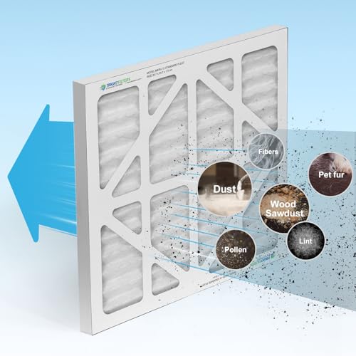 Image of ALORAIR 5-Pack MERV-10 Air Filter for PureAiro HEPA Pro /PureAiro HEPA Max Air Scrubber, 14.5x13.7x0.8(available for 770, 870, 970)