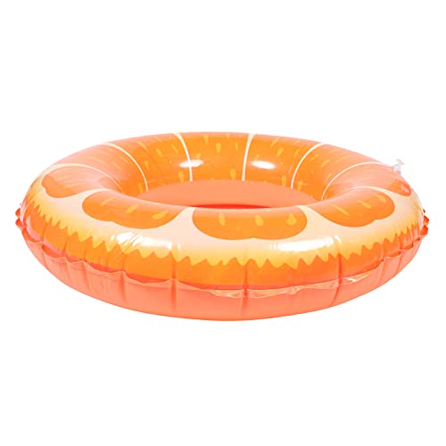 HEMOTON Flatable Pool Toys Fruit Pool Ring Boys and Girls Adults Swim Ring PVC Safe Compact Portable Fun for Pool