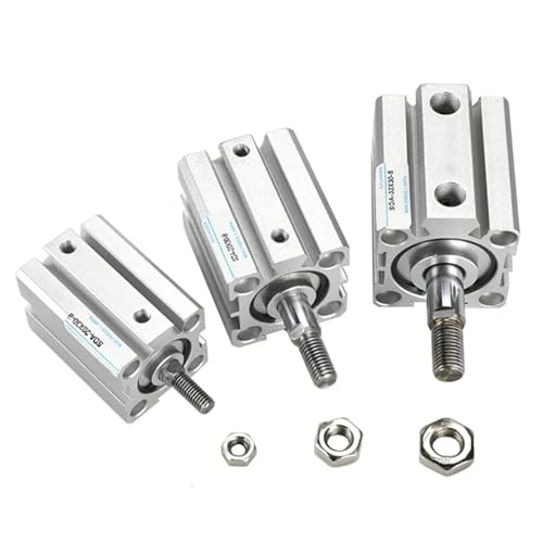 Cylindre pneumatique mince SDA 12mm course 10mm à filetage mâle - 3