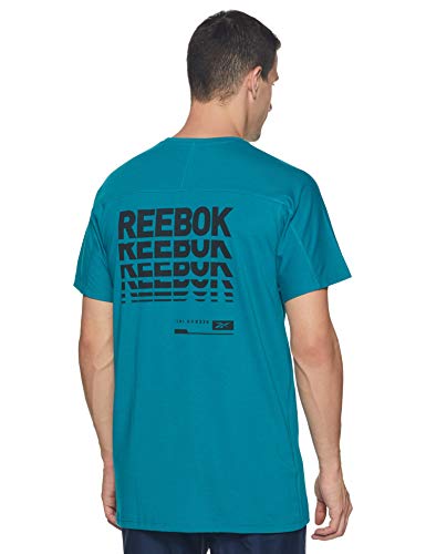 Image of Reebok Men's Solid Regular Fit T-Shirt