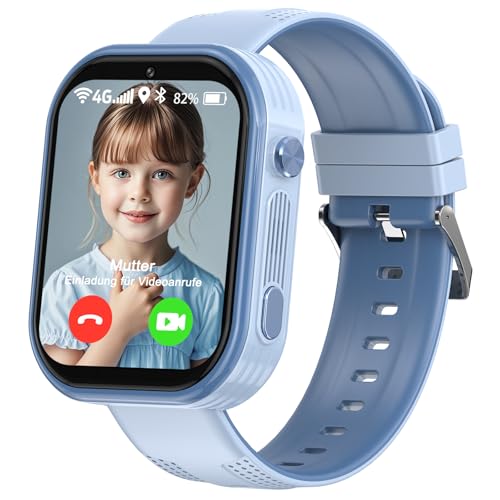 Image of clleylise Kids Smart Watch Boys Girls with GPS Tracker (Blue 2)