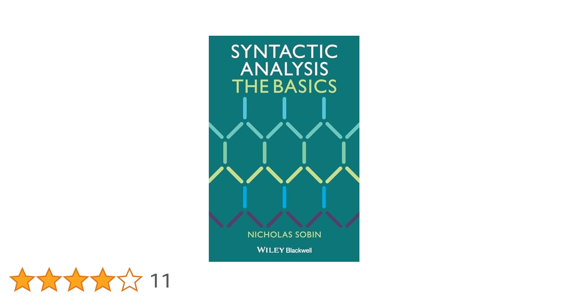 Amazon | Syntactic Analysis: The Basics | Sobin, Nicholas