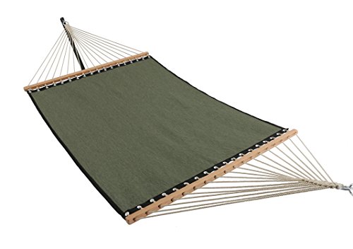 ELC 11 FT Quick Dry Hammock Bamboo Spreader Bars Hammock with Chain Hanging Kits