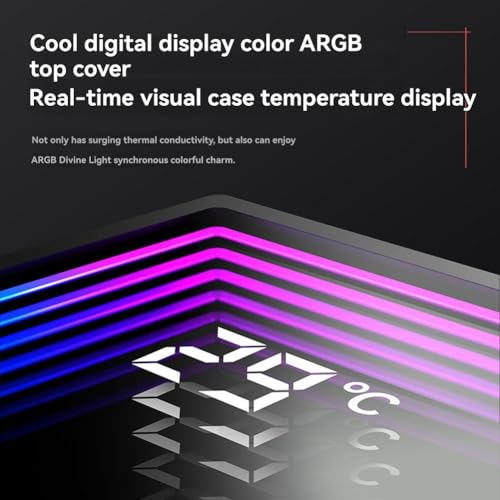 Refroidisseur d'air de processeur ARGB ventilé pour un refroidissement CPU stable