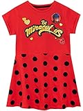 Miraculous Girls' Dress Ladybug Red Size 8