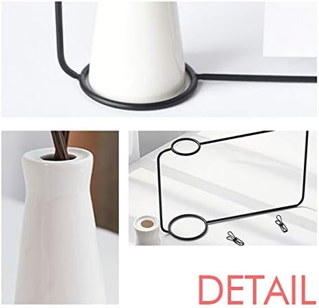 Miniatura 3 de OFFbb-USA Happy Red Emotion Smile Wide Metal Picture Frame Ceramic Vase Decor