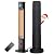 Outdoor Heater for Patio 1500W, 8H Timer, IP34 Waterproof, Infrared Electric Patio Heater, 8 Levels Heating for Garage Backyard Black with Dustproof Cover