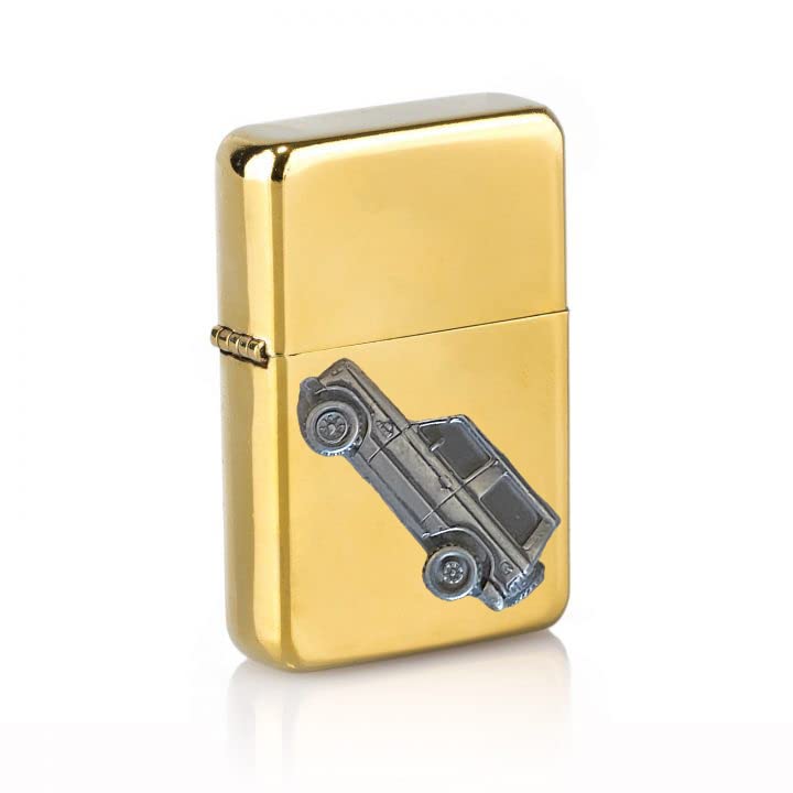 Briquet à essence Mits Pajero Shogun doré l'accessoire coupe-vent de vos aventures outdoor