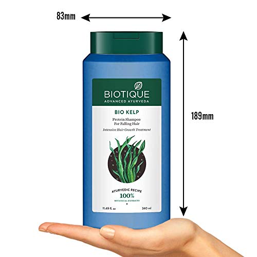 Biotique Bio Kelp Protein Shampoo for Falling Hair, 340 ml