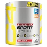 C4 Ripped Sport Pre Workout Powder Fruit Punch - NSF Certified for Sport + Zero Sugar Preworkout Energy Supplement for Men & Women - 135mg Caffeine + Weight Loss - 30 Servings