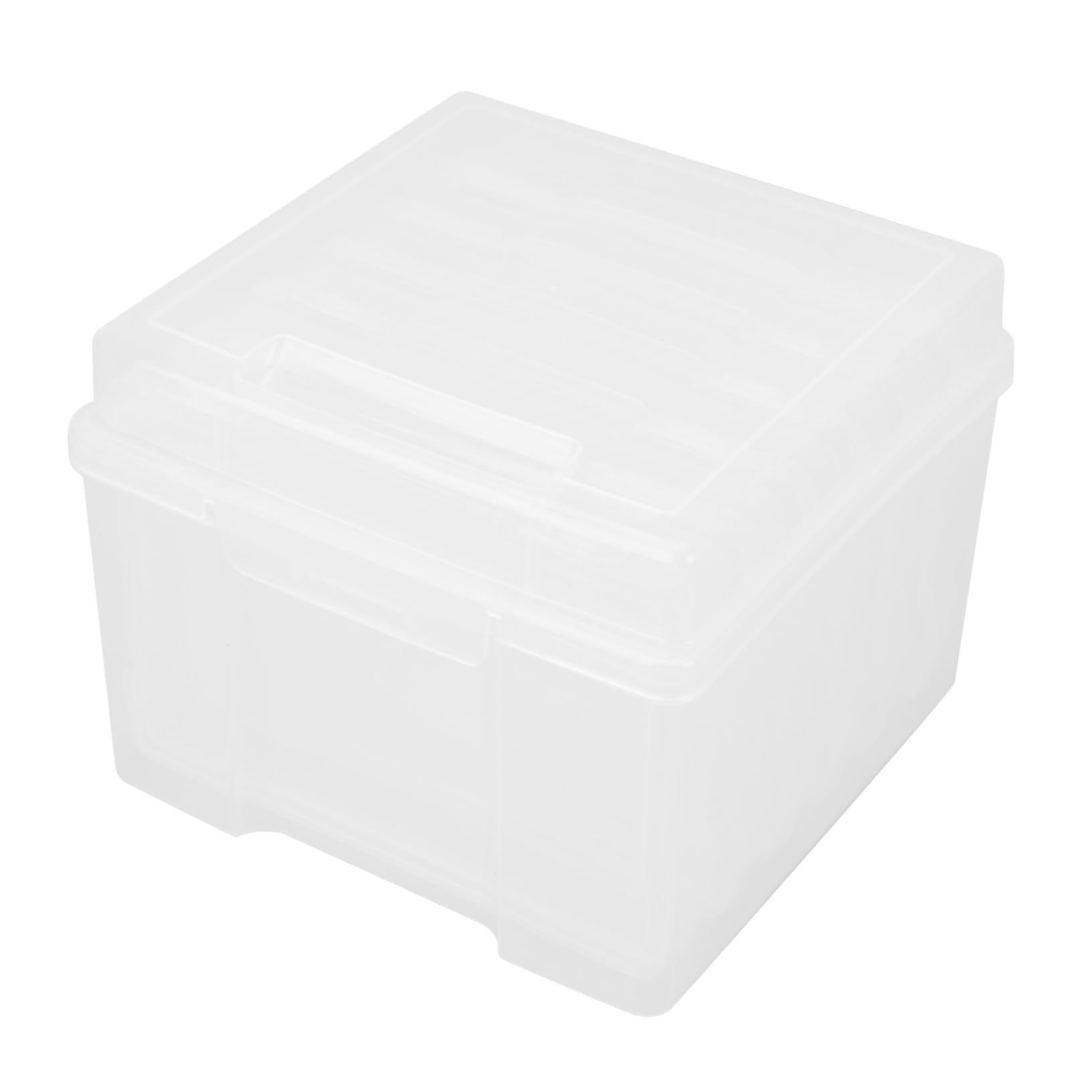 balacoo Photo Case 5x7 Photo Storage Box Lids Art Supply Storage Organizer Compact and Easy to Find