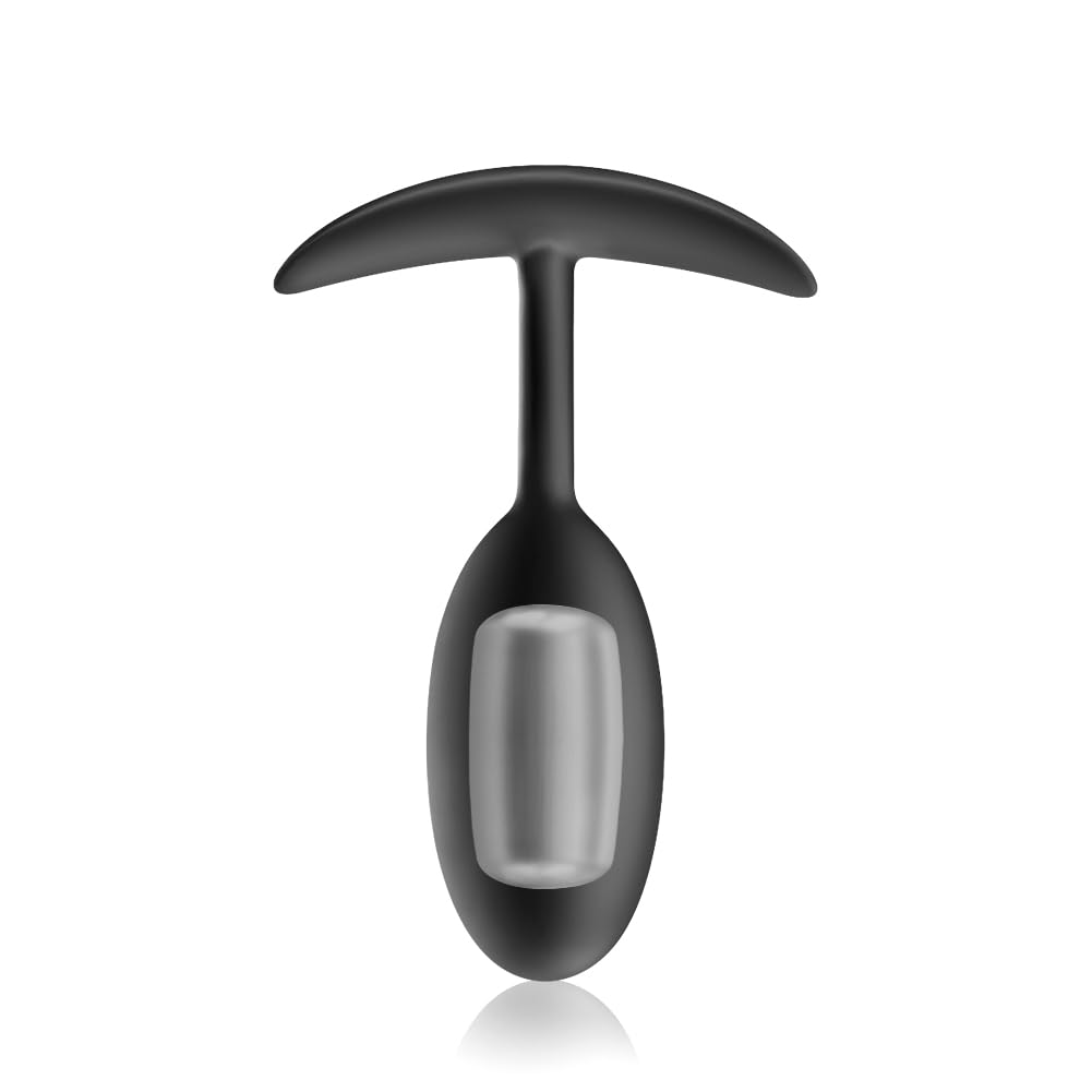 SXOVO Anal Plug Soft Silicone Anal Plug with Built-in Metal Ball Prostate Massager Anal Dilator Anal Sex Toys