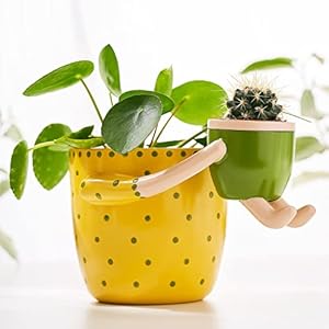 Virtune VMD00 Hellgelber Pflanzgefäß