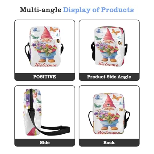 Spring Gnome small messenger bag for men cross body bag men Shoulder Hand Bags Adjustable Strap for Travel Casual4