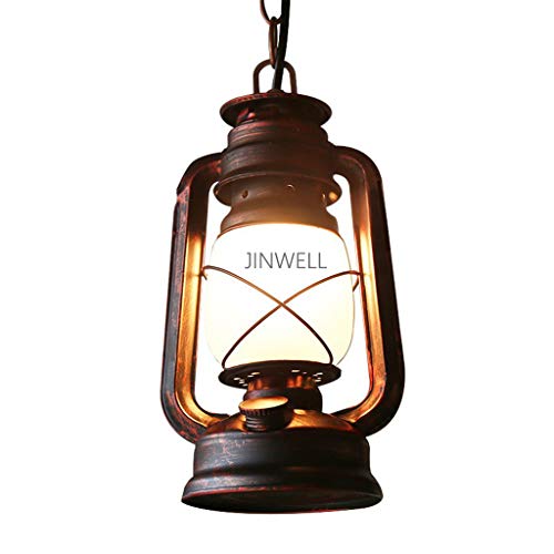 Lampe à suspension à LED créative rétro suspension lampe industrielle Loft Bar pour salon pendaison lampe E27 ampoule Vintage suspension lampe verre antique décoratif suspension lampe suspendue Cover