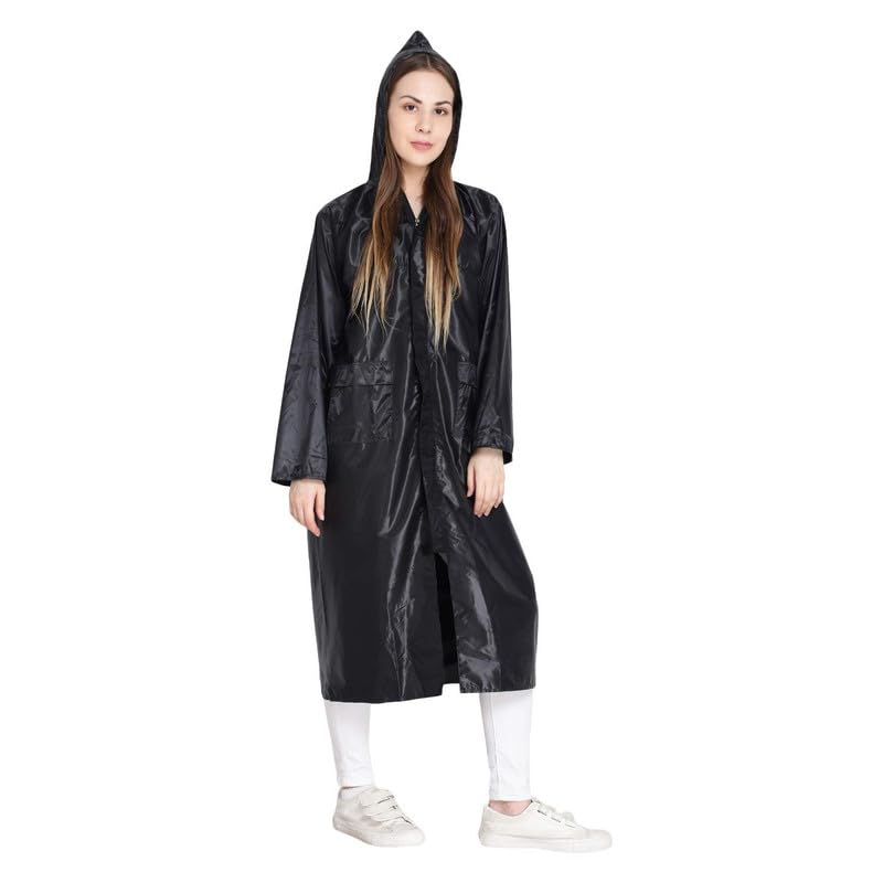 f s firmed string Firmed String Raincoat For Men & Women Waterproof Pvc Pastic Polyester Mix Longcoat With Adjustable Hood And Carrying Pouch, Set Of Top And Bottom-picture-27