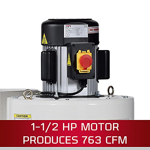 Jet Jcdc-1.5 Cyclone Dust Collector, 2-Micron Filter, 763 Cfm, 1-1/2Hp, 1Ph 115V (717515) #TOP4