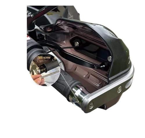 Protège-mains moto universel en alliage d'aluminium face pluie et neige