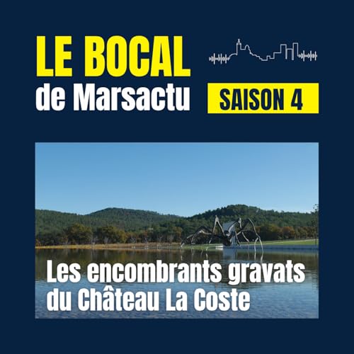 Les encombrants gravas du Ch&acirc;teau La Coste