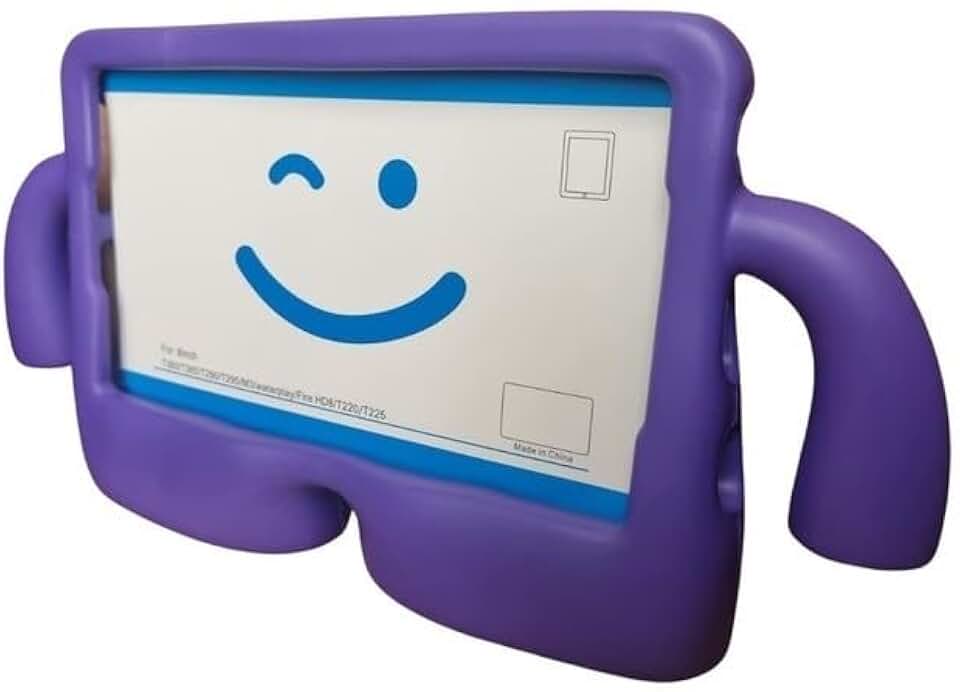 Capa Infantil Bracinhos UNIVERSAL 11 POLEGADAS Antichoque para Tablet, Compatível com Redmi Pad SE 11, Galaxy Tab A9 Plus, S9, S9 FE, S8, S7, Xiaomi Pad 5/6 Lenovo M11 Honor X8A (Roxo)