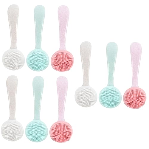 Outils de nettoyage facial Baluue - Lot de 9 brosses pour masser la peau