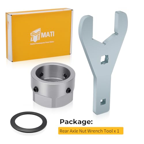M MATI Rear Axle Nut Wrench Tool 46mm & Rear Axle Lock Nut Set for Yamaha YFZ450R 2009-2024 YFZ450X 2010-2011 90179-38001-00 by M MATI - Image 7