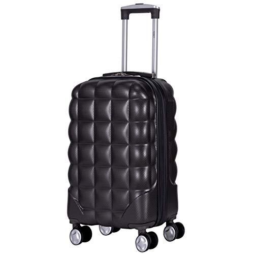 Flight Knight ABS 3 Tamanos Maleta Ligera M�ximus Permitidas De Air France, Alitalia Entre Muchas Otras! Iberian, EasyJet Maleta De Mano 55x35x25 cm Maletas De Viaje Grandes 4 Ruedas