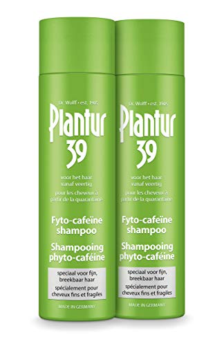 Plantur 39 Fyto-Cafeïne Shampoo - speciaal voor fijn en breekbaar haar – 2x 250ml