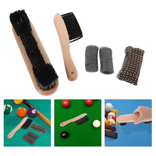 ROMISBABA Pool Table Cleaning Brush Set with Felt Brush and Billiards Cleaning Tool Snooker Table Accessory Care and Maintenance - Image 8