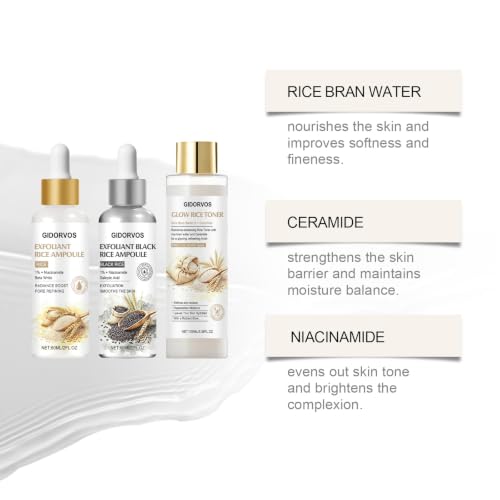 Rice Toner & Peeling Ampoule Set, Glass Skin Duo — view 3